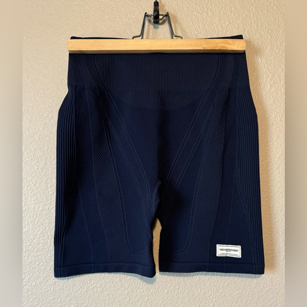 The Giving Movement Biker Navy Shorts - Size M